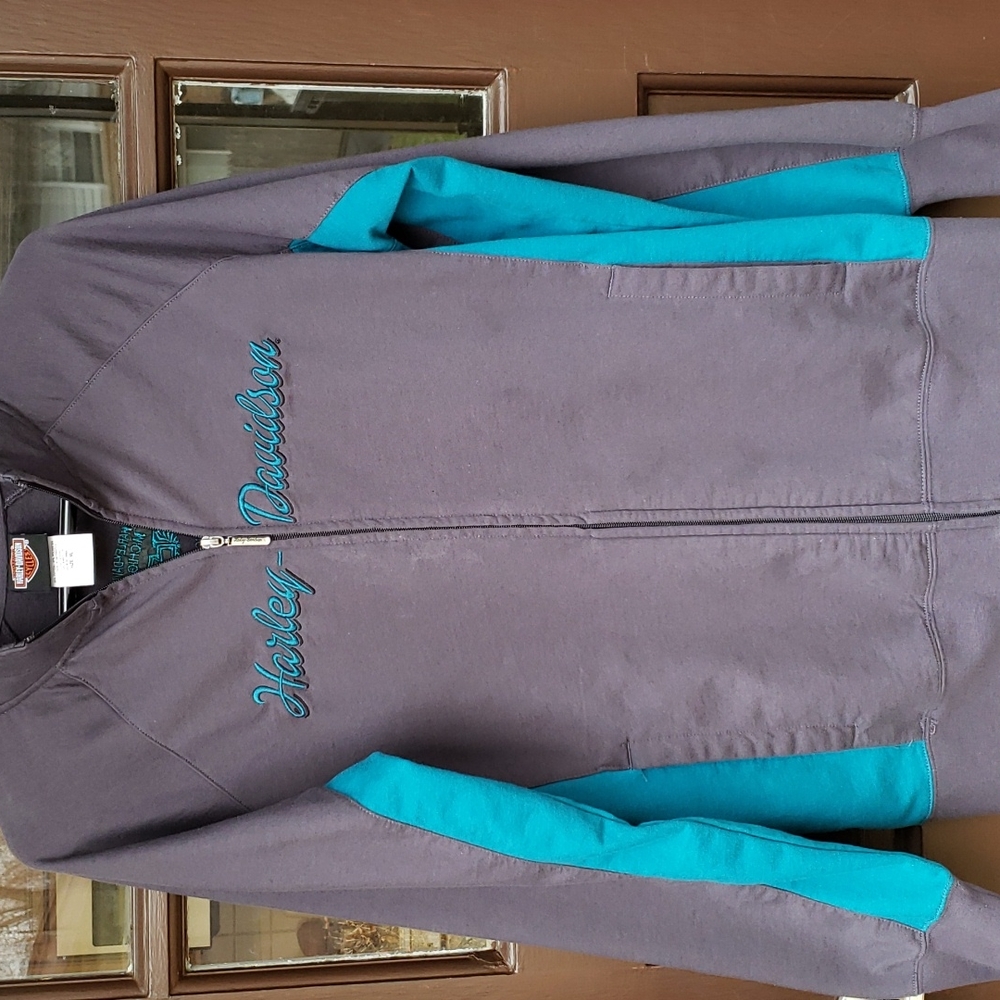 Harley Davidson zip up sweatshirt